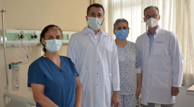 Kalın bağırsak kanserinden, kesi olmadan kurtuldu