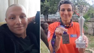 Kanseri yendi, yarı maraton kazandı