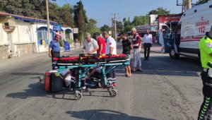 Kuşadası'nda trafik kazası: 1 yaralı