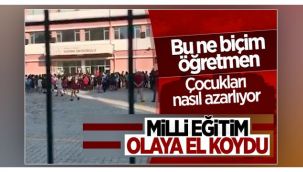 Öğrencileri azarlayan öğretmene soruşturma