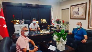 Taşoku, Başhekim Koçak'a hayırlı olsun ziyaretinde bulundu