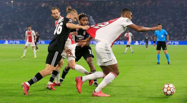 UEFA Şampiyonlar Ligi: Ajax: 2 - Beşiktaş: 0
