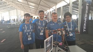 Yangın Söndürme Drone'u gümüş getirdi