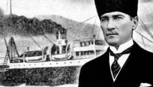 Atatürk'e temsili karşılama 
