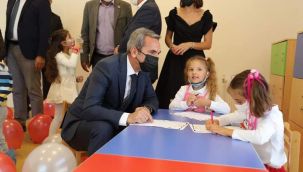 Bademler İlkokulu Zehra Baran anasınıfı törenle açıldı 