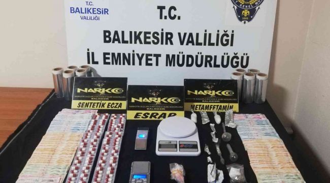 Balıkesir'de yapılan uyuşturucu operasyonunda 19 gözaltı, 4 tutuklama