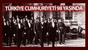 Cumhuriyetimiz 98 yaşında