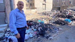 Devasa çöplere, AK Parti Bornova'dan tepki