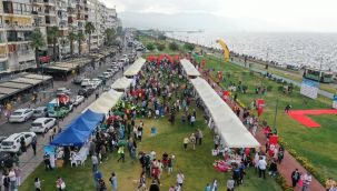 Doğa, çocuklar ve hayvan hakları için kalpler Konak'ta attı