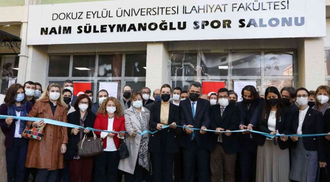 'Cep Herkülü'nün adı İzmir'de spor salonuna verildi