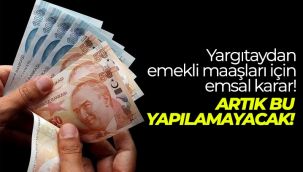 Emekli maaşlarıyla ilgili flaş gelişme