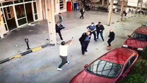 Hastane önündeki silahlı kavga anı