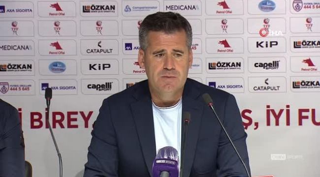 Hüseyin Eroğlu: "Planladığımız oyunu oynayamadık"