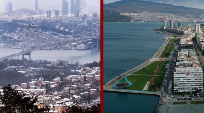 İstanbul ve İzmir'i bekleyen büyük risk