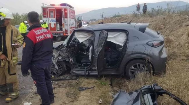 İzmir-Ödemiş yolunda feci kaza: 3 ölü