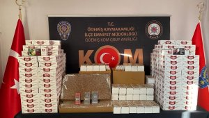 İzmir'de binlerce makaron ele geçirildi