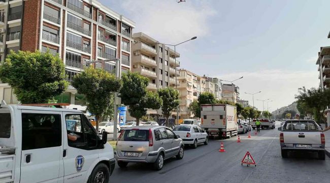 İzmir'de drone destekli trafik denetimi