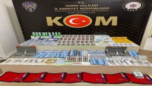 Kaçak tıbbi malzemeler İzmir'de ele geçirildi