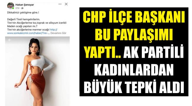 Kadın görselli paylaşım ortalığı karıştırdı