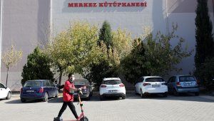 Kampüste çevreci ulaşım için scooterlar harekete geçti