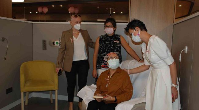 Kanser savaşçılarından hastalara moral