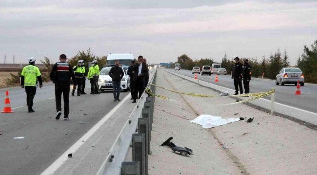 Karaman'da öğretmenin kullandığı hız motoru sonu oldu