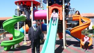 Menemen'in parkları yenileniyor