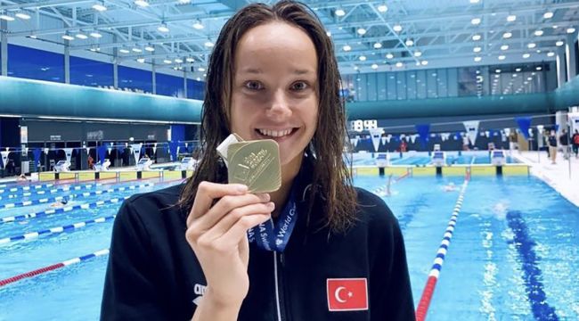 Milli yüzücümüz Dünya Şampiyonu oldu