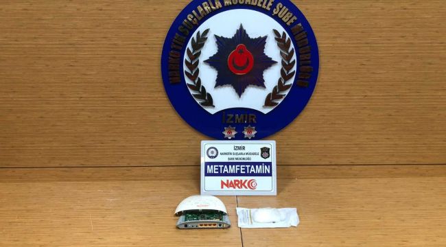 Modem içerisinden uyuşturucu çıktı