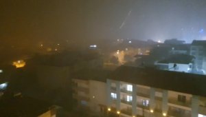 Nazilli'de 10 dakikalık dolu çilesi