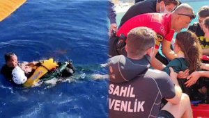 Paraşütçü denize düştü! Can pazarı