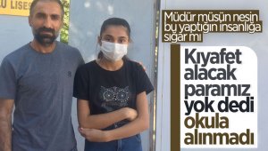 Üniforma alacak parası olmayan öğrenci, okula alınmadı