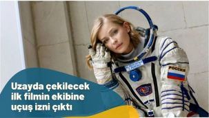 Uzayda çekilecek ilk filmin ekibine uçuş izni çıktı