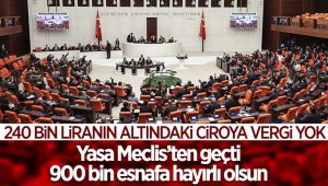 Vergi Kanunu TBMM'de kabul edildi