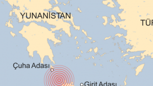 Yunanistan'da 6,2 büyüklüğünde deprem