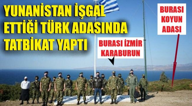 Yunanistan'dan İzmir manzaralı tatbikat