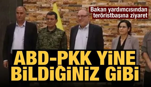 ABD'den terör örgütüne üst düzey ziyaret