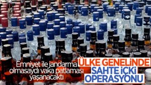 Alkol operasyonunda, binlerce ürüne el konuldu