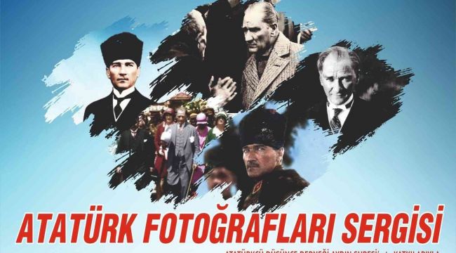 Atatürk'ün fotoğrafları Aydın'da sergilenecek
