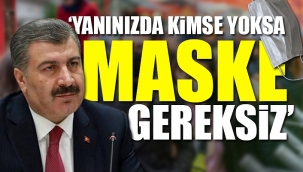 Bakan Koca'dan maske açıklaması
