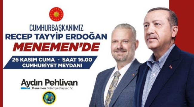 Başkan Pehlivan'dan Cumhurbaşkanı Erdoğan mitingine davet