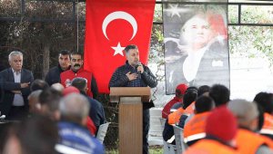 Başkan Sandal'dan işçilere: "Biz bir aileyiz"