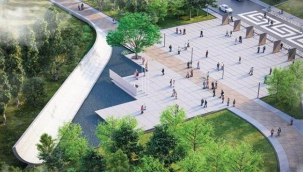 Bayraklı yeni kent meydanına kavuşuyor