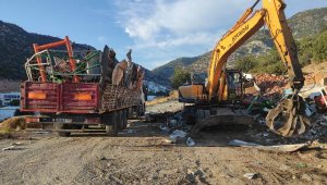 Bodrum Belediyesi'nde 94,55 ton hurda malzeme MKE'ye gönderildi