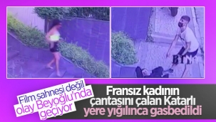 Çanta çalan hırsızı, başka hırsız gaspetti