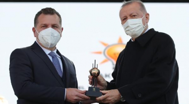 Cumhurbaşkanı Erdoğan'dan Balıkesir'e 2'nci ödül