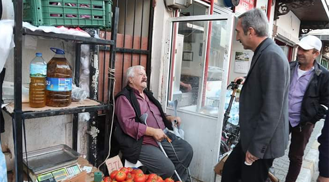 Dayanç, esnafın sorunlarını dinledi!