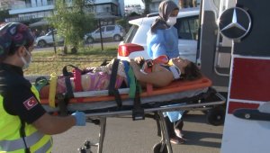 Denizde yüzen kadına jet-ski çarptı