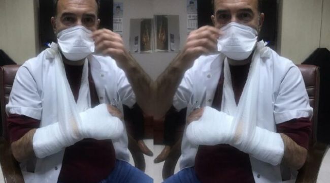 Doktorun kolunu kıran hasta serbest