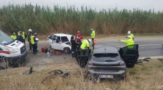 Feci kazada 2 ölü, 4 yaralı